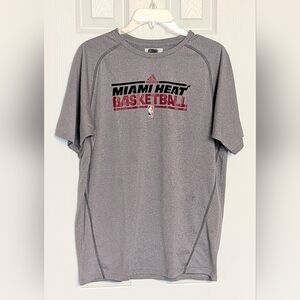Adidas NBA Basketball Unisex Adult (Small) Miami Heat T-Shirt/Top/Shirt